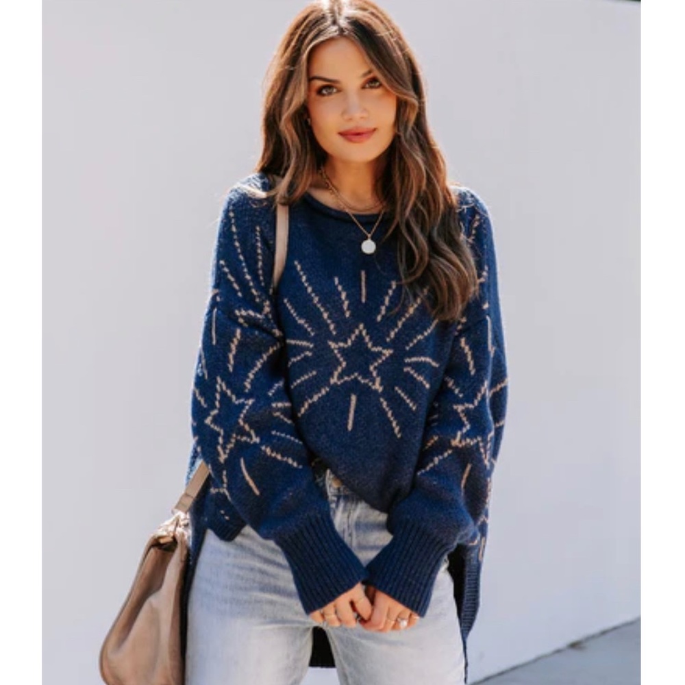 Vici Stargazing Relaxed Knit Sweater